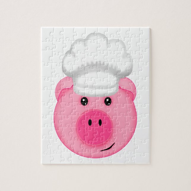 Puzzle Chef rose de porc (Vertical)