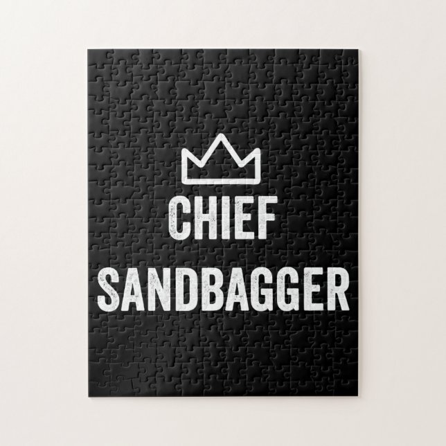 Puzzle Chef Sandbagger Golf mème Bjj Chess Sandbag (Vertical)
