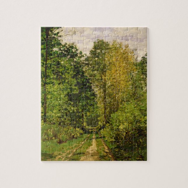 Puzzle Chemin boisé de Claude Monet | (Vertical)