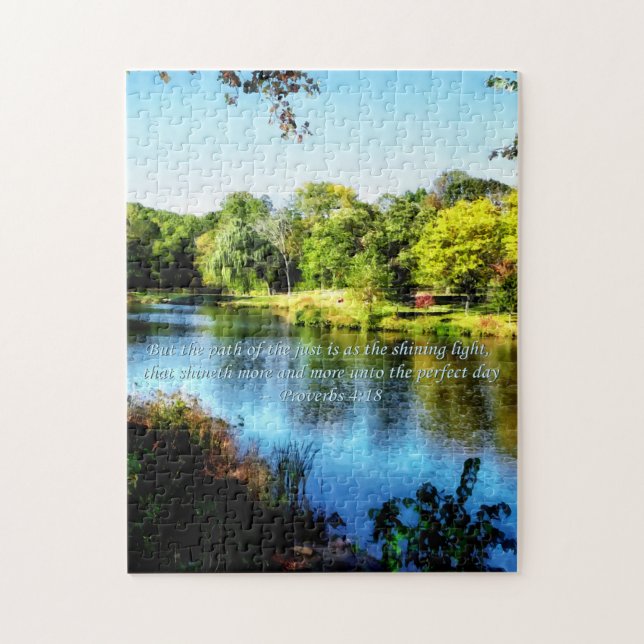 Puzzle Chemin de 4h18 de proverbe du juste (Vertical)