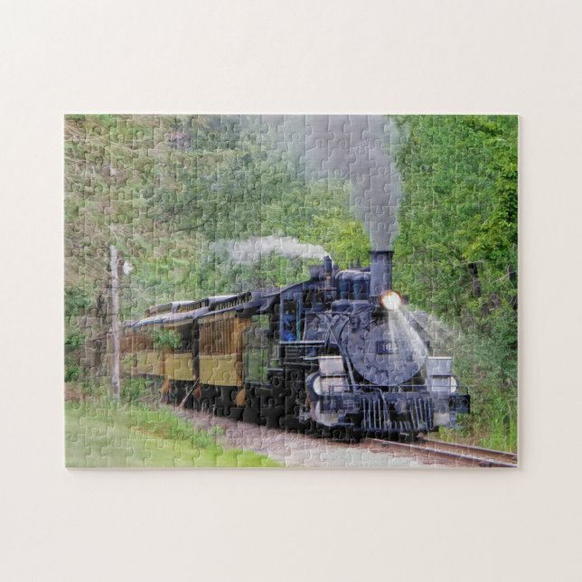 Puzzle Chemin de fer Steam Engine Fine Art pour les amour (Horizontal)
