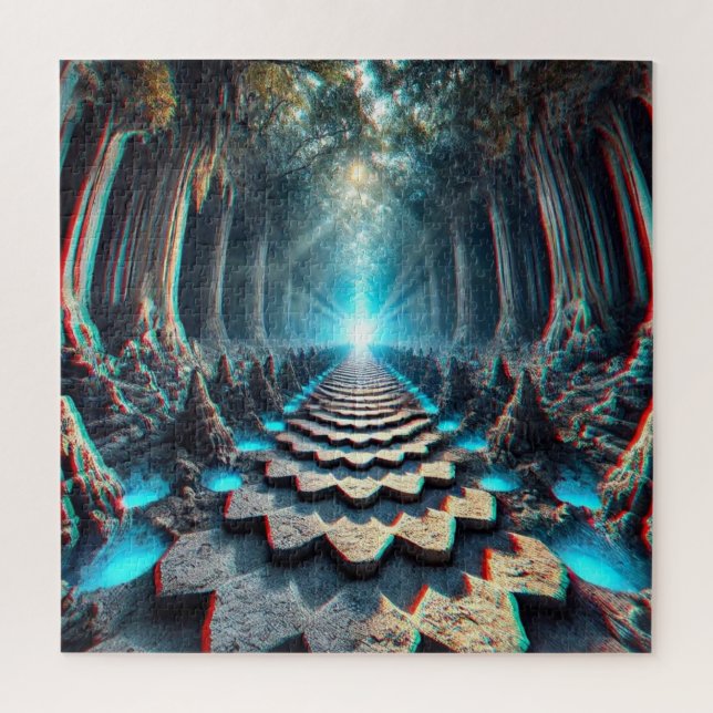 Puzzle Chemin de l'Infinité : La descente de la grotte de (Vertical)