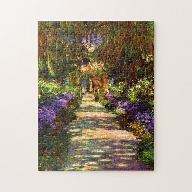 Puzzle Chemin du jardin par Claude Monet (Vertical)