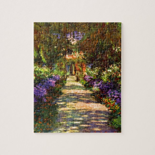 Puzzle Chemin du jardin par Claude Monet (Vertical)