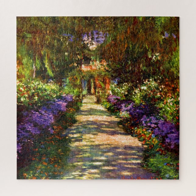 Puzzle Chemin du jardin par Claude Monet (Vertical)