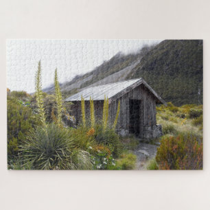 Puzzle Chemin du mont Cook et refuge/voyage Nouvelle-Zél