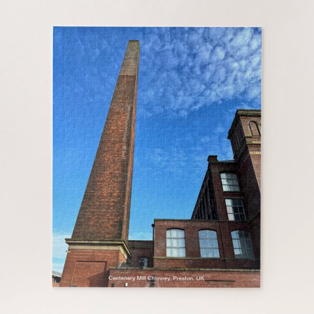 Puzzle Cheminée de l'usine Centenary, Preston, Angleterre (Vertical)