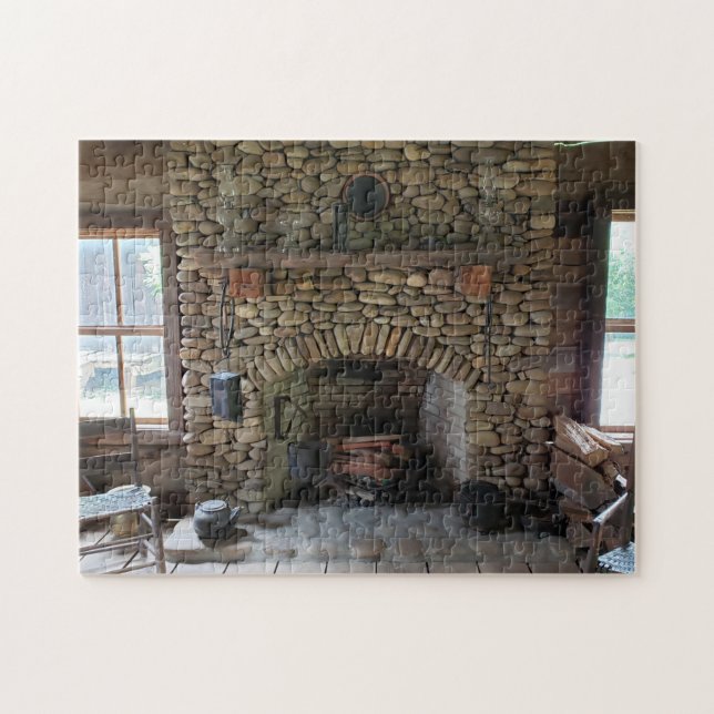 Puzzle Cheminée en pierre au 19ème siècle Maison (Horizontal)