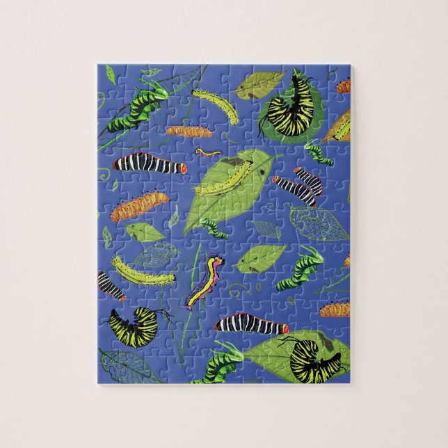 Puzzle Chenilles pour les amoureux de la nature (Vertical)