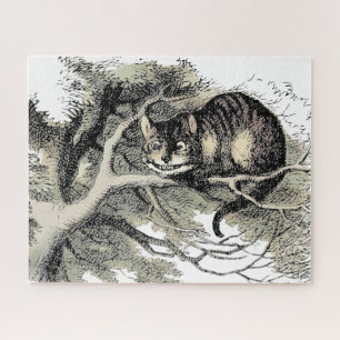 Puzzle Cheshire Chat Alice Wonderland Classic