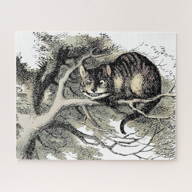 Puzzle Cheshire Chat Alice Wonderland Classic (Horizontal)