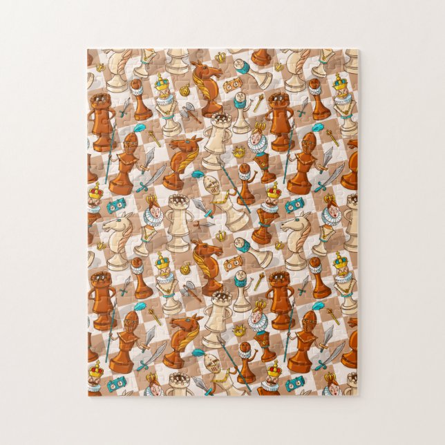 Puzzle Chess battle (Vertical)