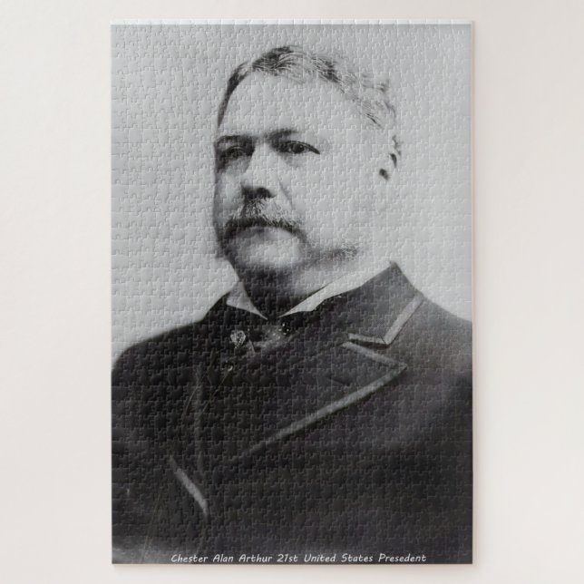 Puzzle Chester Alan Arthur 21e Président de l'Amérique (Vertical)