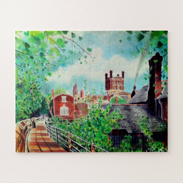 Puzzle Chester dans l'art anglais (Horizontal)
