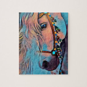 Puzzle Cheval abstrait