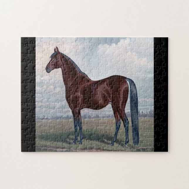 Puzzle Cheval Arabe Se Trouvant Dans Un Champ (Horizontal)