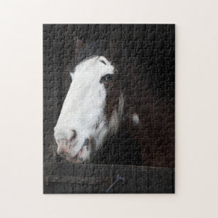 Puzzle Cheval Brown à la ferme Juste une fille qui aime l