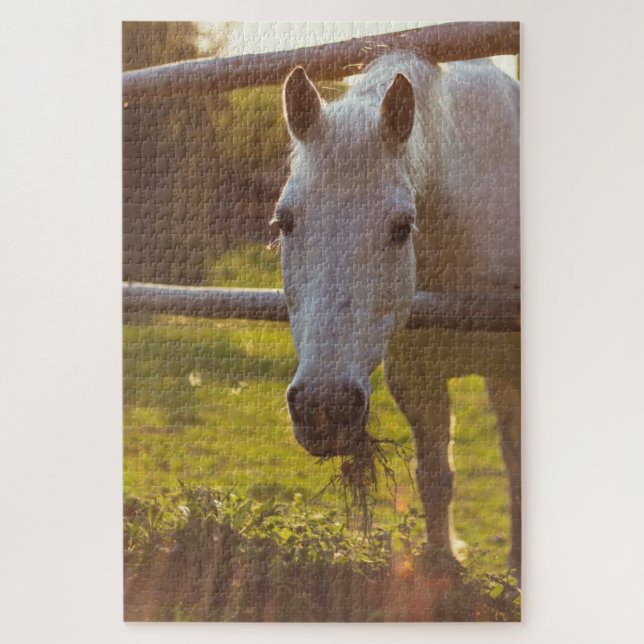 Puzzle Cheval dans le pâturage (Vertical)