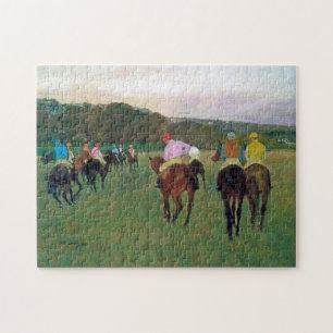 Puzzle Cheval de course Longchamp, Edgar Degas
