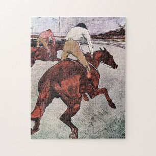 Puzzle Cheval de Jockey et de Course, Lautrec