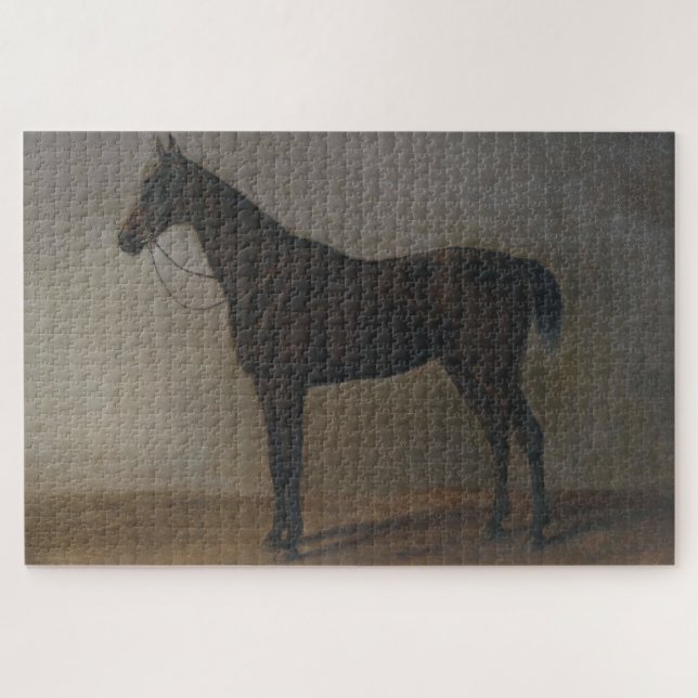 Puzzle Cheval de la baie de Gelding (par Albrecht Adam) (Horizontal)