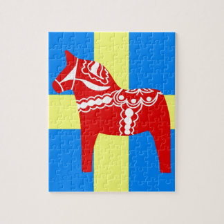 Puzzle Cheval de la Suède Dala
