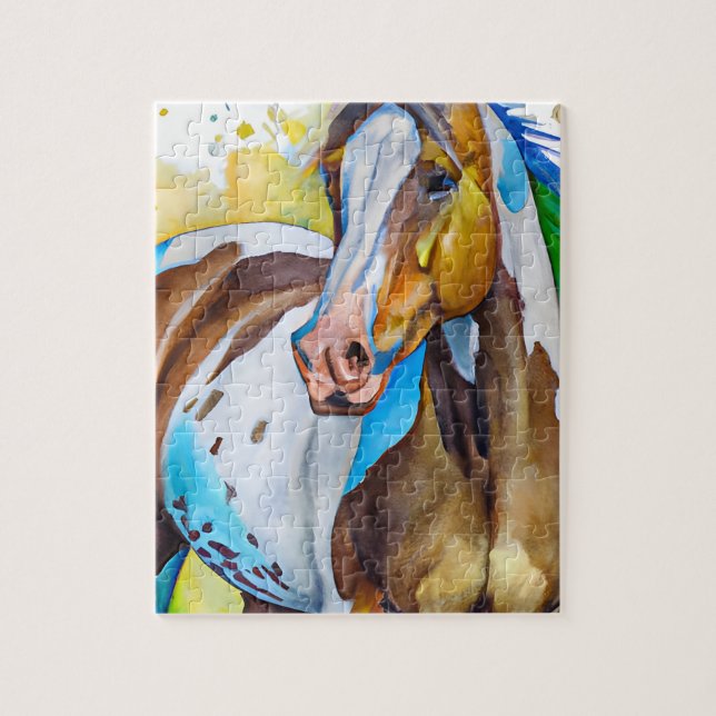 Puzzle Cheval de peinture (Vertical)