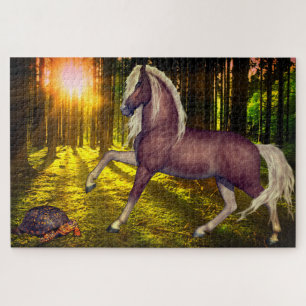 Puzzle Cheval de soleil de piste