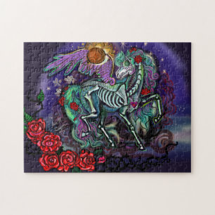 Puzzle Cheval Día de Muertos