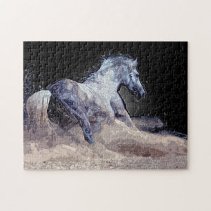 Puzzle Cheval en action - Animaux Art
