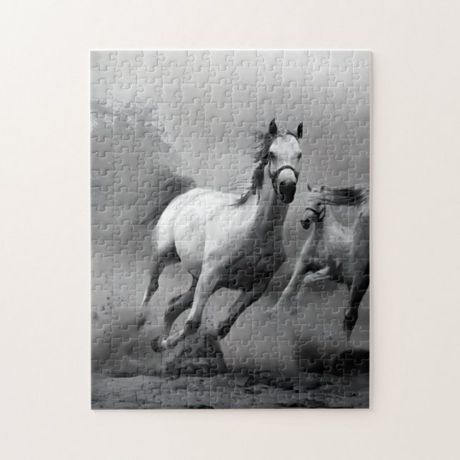 Puzzle Cheval en course (Vertical)