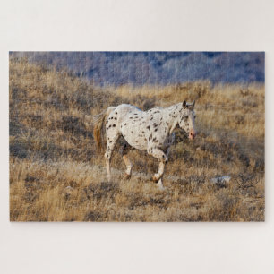 Puzzle Cheval errant dans les collines panoramiques de Bi
