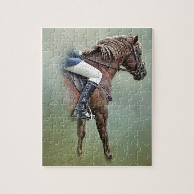 Puzzle Cheval et cavalier (Vertical)