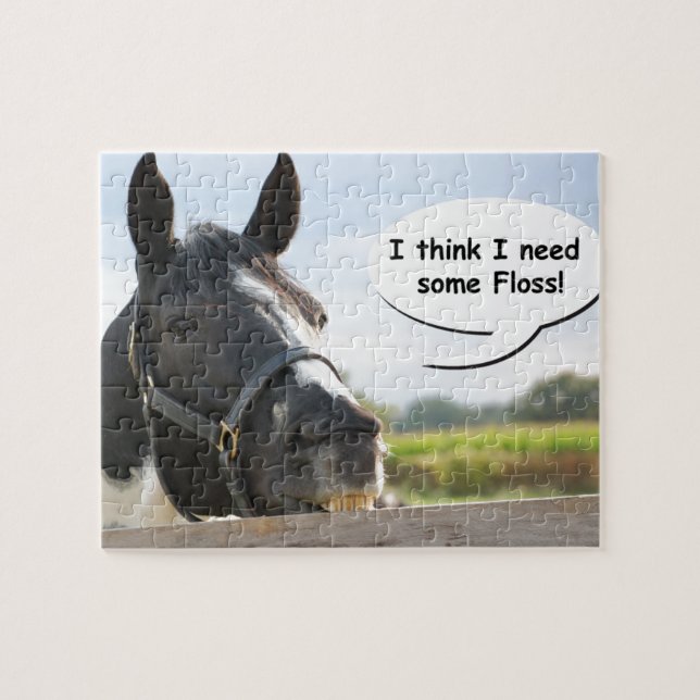 Puzzle Cheval et Floss (Horizontal)