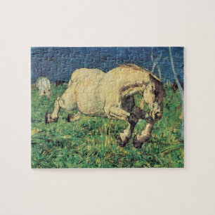 Puzzle Cheval galopant de Giovanni Segantini, Art Vintage