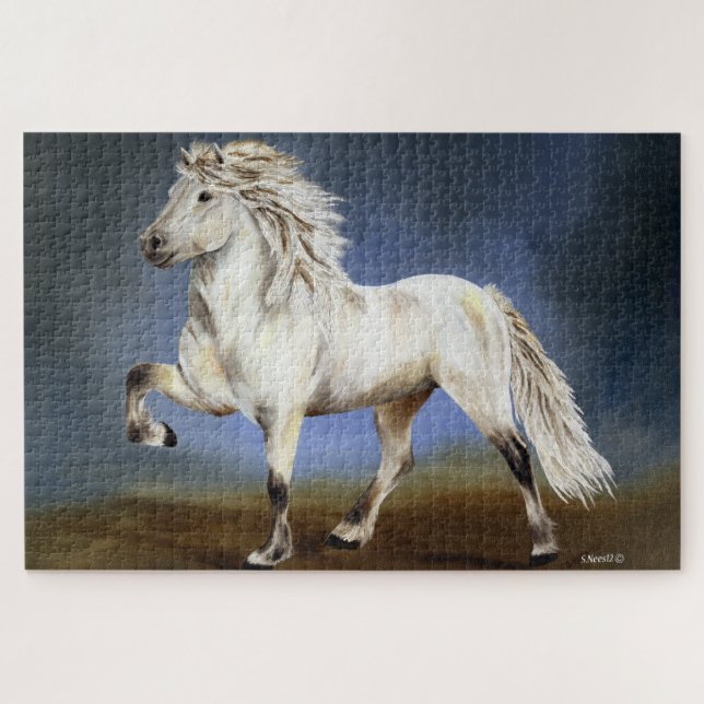 Puzzle Cheval islandais de noblesse au pas (Horizontal)