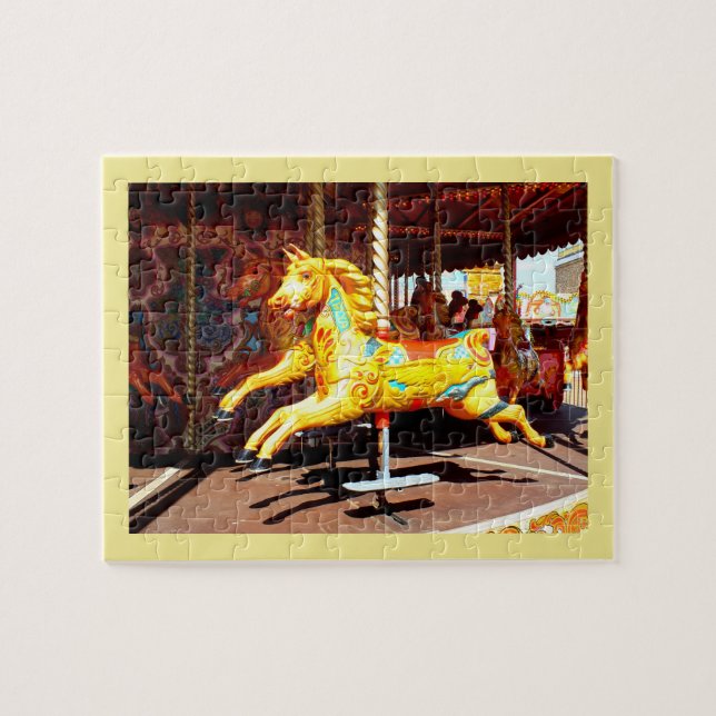 Puzzle Cheval joyeux (Horizontal)