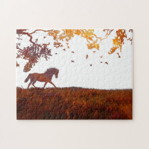 Puzzle Cheval minimaliste moderne