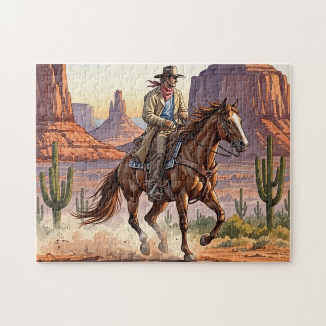 Puzzle Cheval occidental (Horizontal)