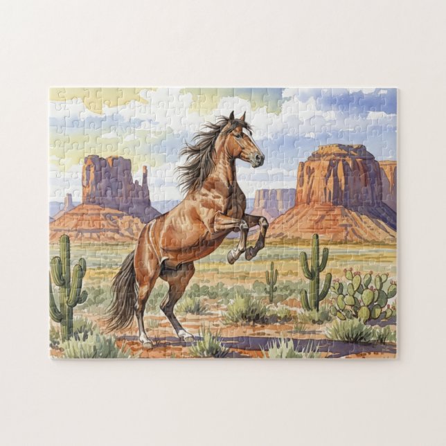Puzzle Cheval occidental (Horizontal)