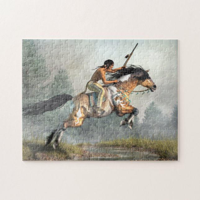 Puzzle Cheval sautant (Horizontal)