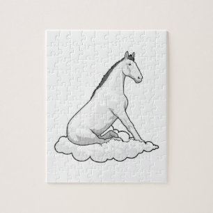 Puzzle Cheval sur nuage