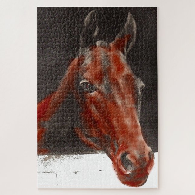 Puzzle cheval sympathique (Vertical)