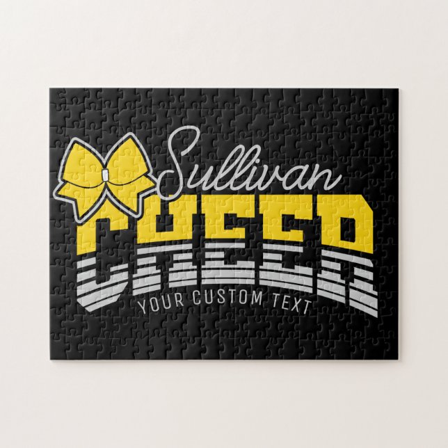 Puzzle Cheval Team AJOUTER LE NOM École Athlète Pom-pom g (Horizontal)