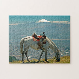 Puzzle Cheval & volcan, Quito, Equateur