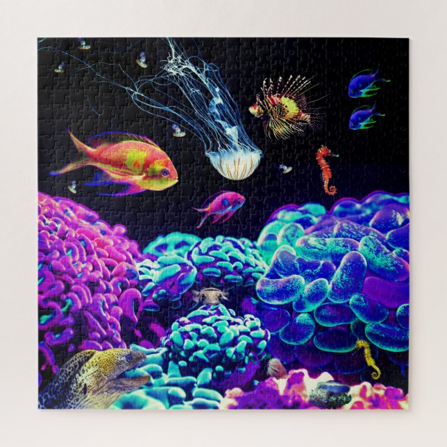 Puzzle Chevalier de mer de Corail luminescent Anthias Poi (Vertical)