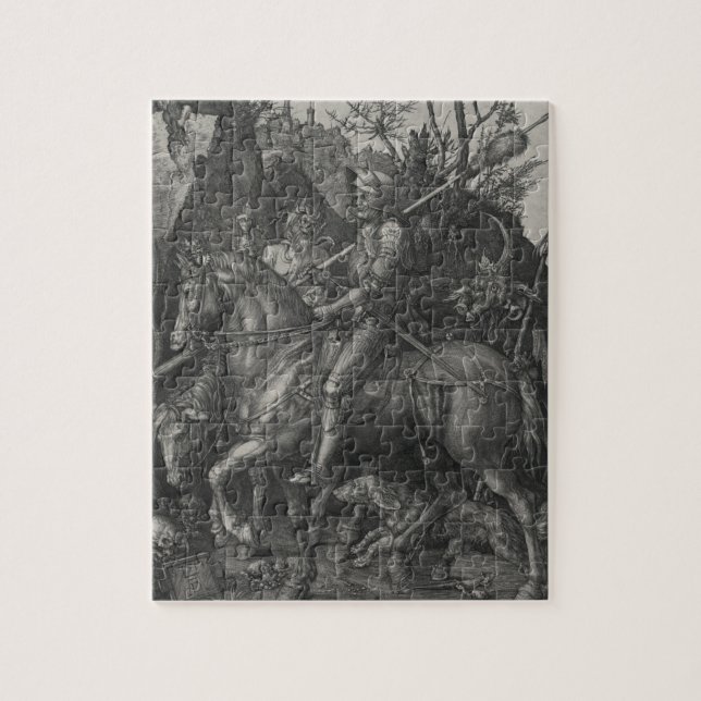 Puzzle Chevalier, mort et diable par Albrecht Durer (Vertical)