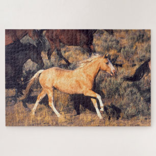 Puzzle Chevaux courant dans un ranch Ponderosa