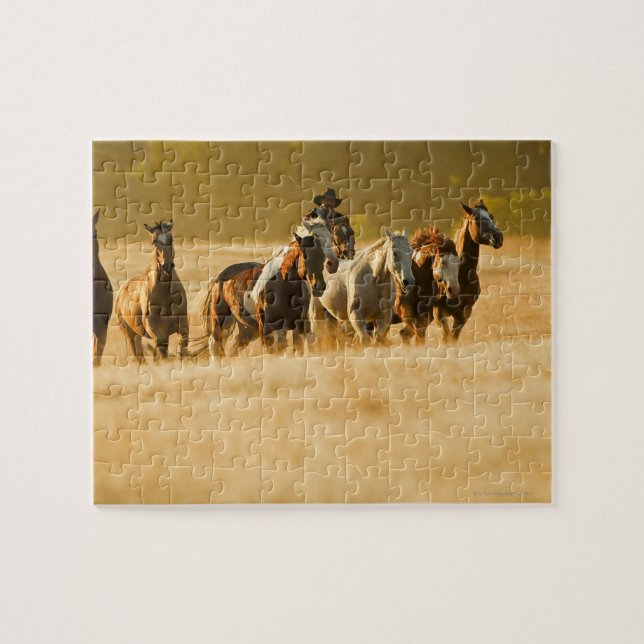 Puzzle Chevaux de cow-boy 2 (Horizontal)