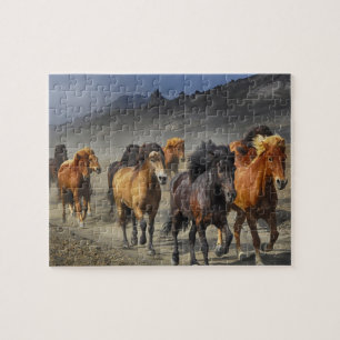 Puzzle Chevaux de se précipiter